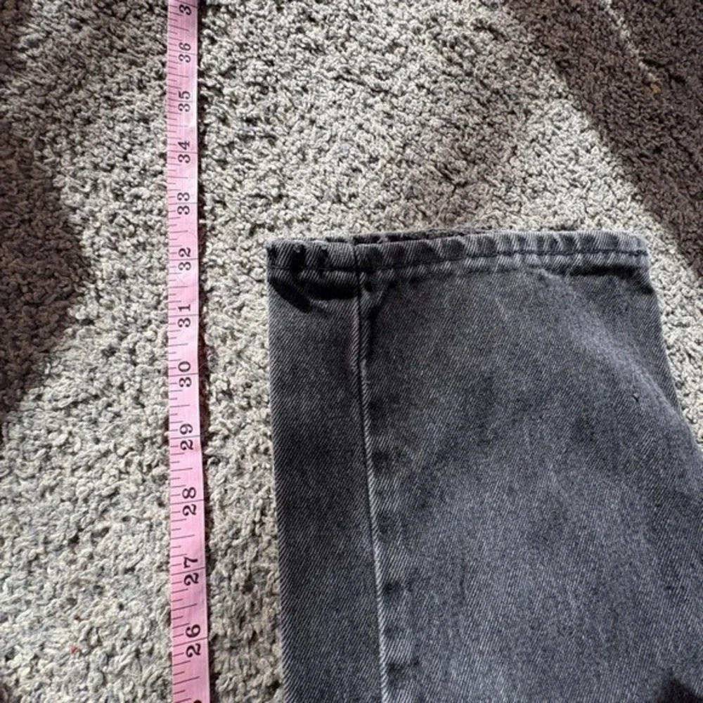 Levi's 550 Relaxed‎ Fit Jeans Kids Size 10 Black Made in USA Vintage Denim